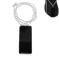 LEATHER BRAIDED CELLPHONE ATTACHMENT