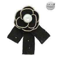 FLOWER RIBBON BROOCH PIN