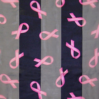 BREAST CANCER AWARENESS PINK RIBBON SCARF WRAP