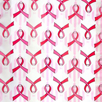 PINK RIBBON BREAST CANCER AWARENESS LONG SCARF