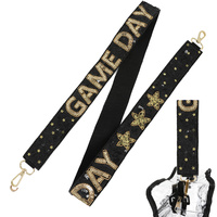 GAME DAY SEQUIN STAR PATTER SHOULDER BAG STRAP