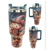 HALLOWEEN THEME STAINLESS STEEL TUMBLER