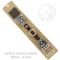 WESTERN STONE COWBOY HAT CONCHO APPLE WATCH BAND