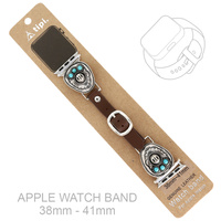 WESTERN STONE COWBOY HAT CONCHO APPLE WATCH BAND