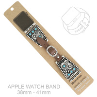 WESTERN FLORAL TURQUOISE APPLE WATCH BAND