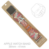 WESTERN HEADDRESS APPLE WATCH LEATHER BAND