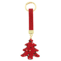 CHRISTMAS TREE WRISTLET KEYCHAIN