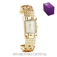 RND FACE SWAROVSKI CRYSTAL WATCH